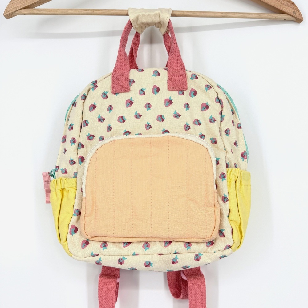 Zara Strawberry Toddler Backpack School Bag